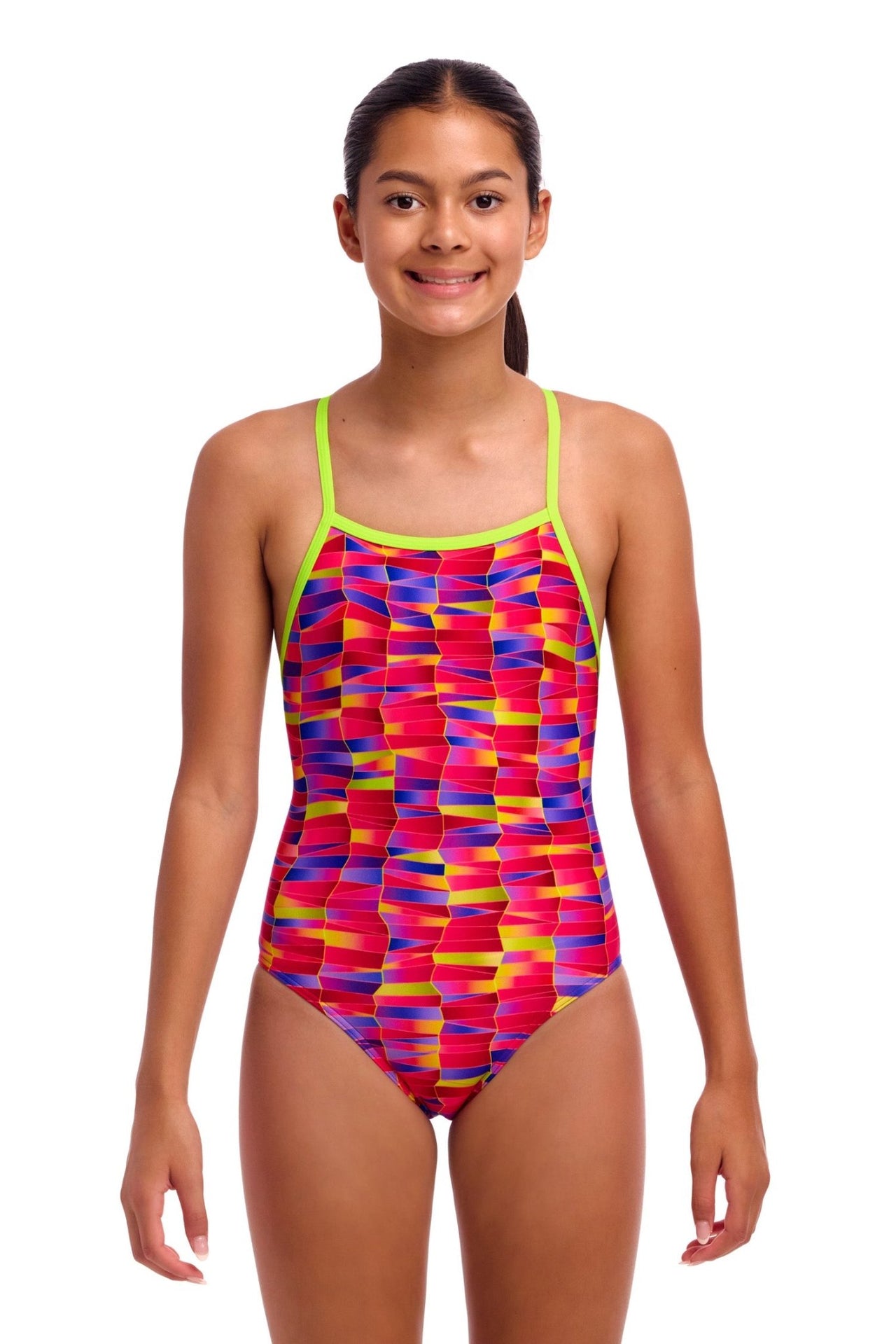 FUNKITA GIRLS WRIGGLE WALLS TIE ME TIGHT ONE PIECE - Multicolour