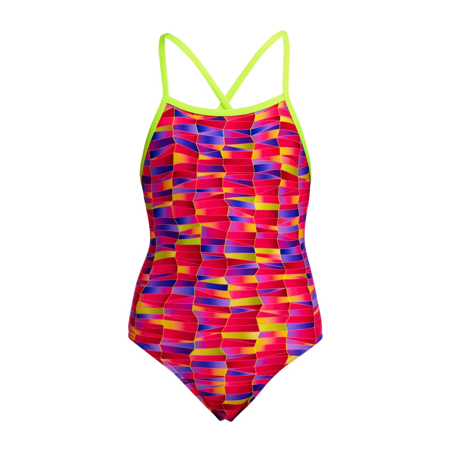 FUNKITA GIRLS WRIGGLE WALLS TIE ME TIGHT ONE PIECE - Multicolour