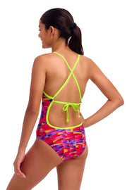 FUNKITA GIRLS WRIGGLE WALLS TIE ME TIGHT ONE PIECE - Multicolour