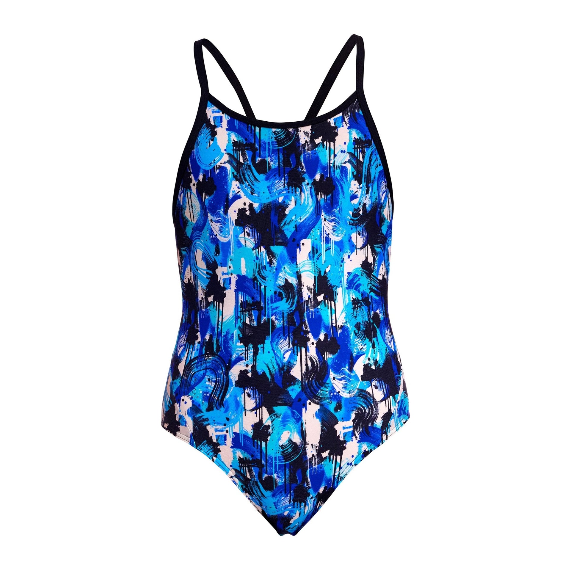 FUNKITA GIRLS YOU MESSER DIAMOND BACK ONE PIECE - Blue