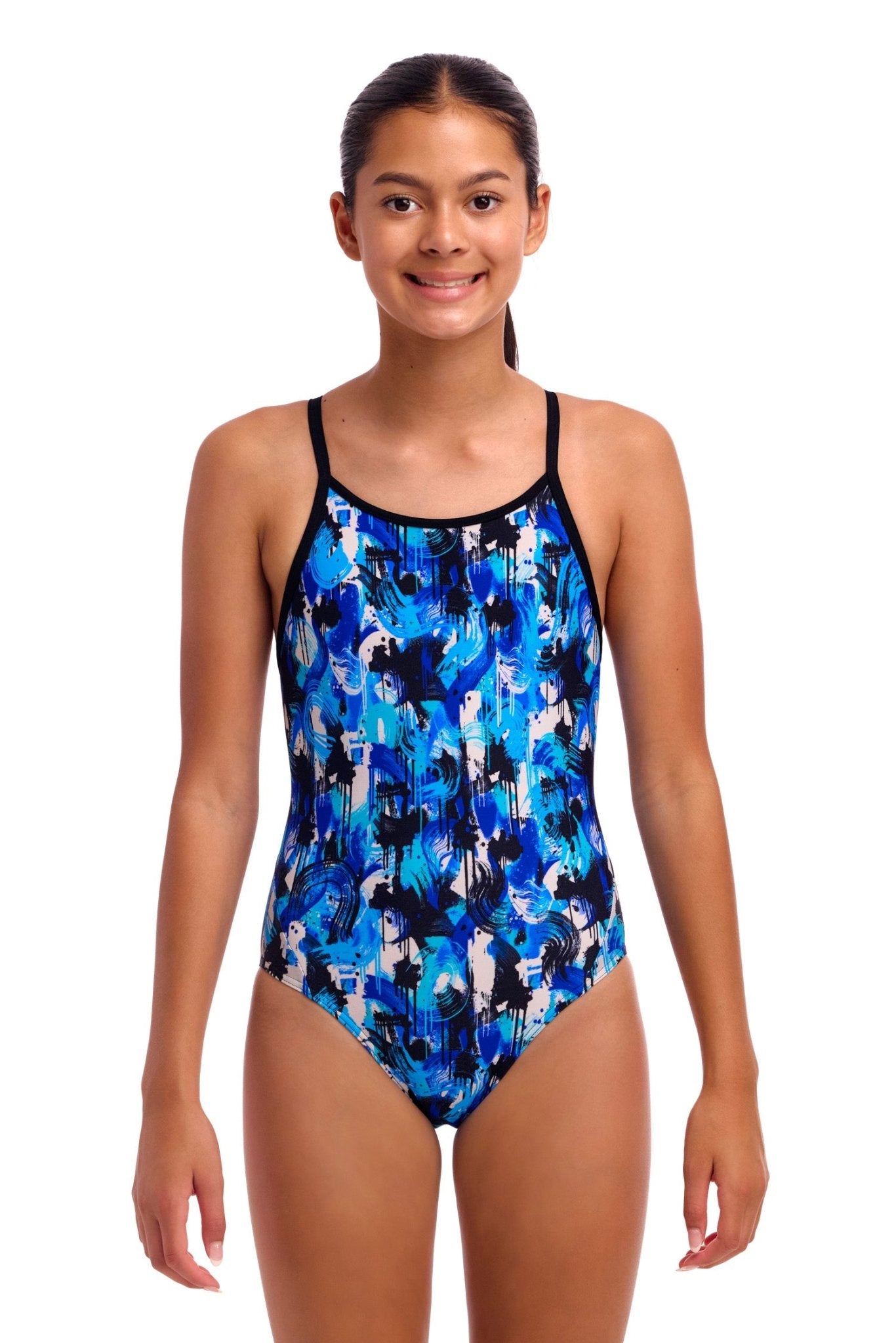 FUNKITA GIRLS YOU MESSER DIAMOND BACK ONE PIECE - Blue