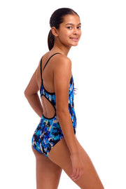 FUNKITA GIRLS YOU MESSER DIAMOND BACK ONE PIECE - Blue