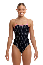 FUNKITA WOMENS BE POSITIVE SINGLE STRENGTH ONE PIECE - Black