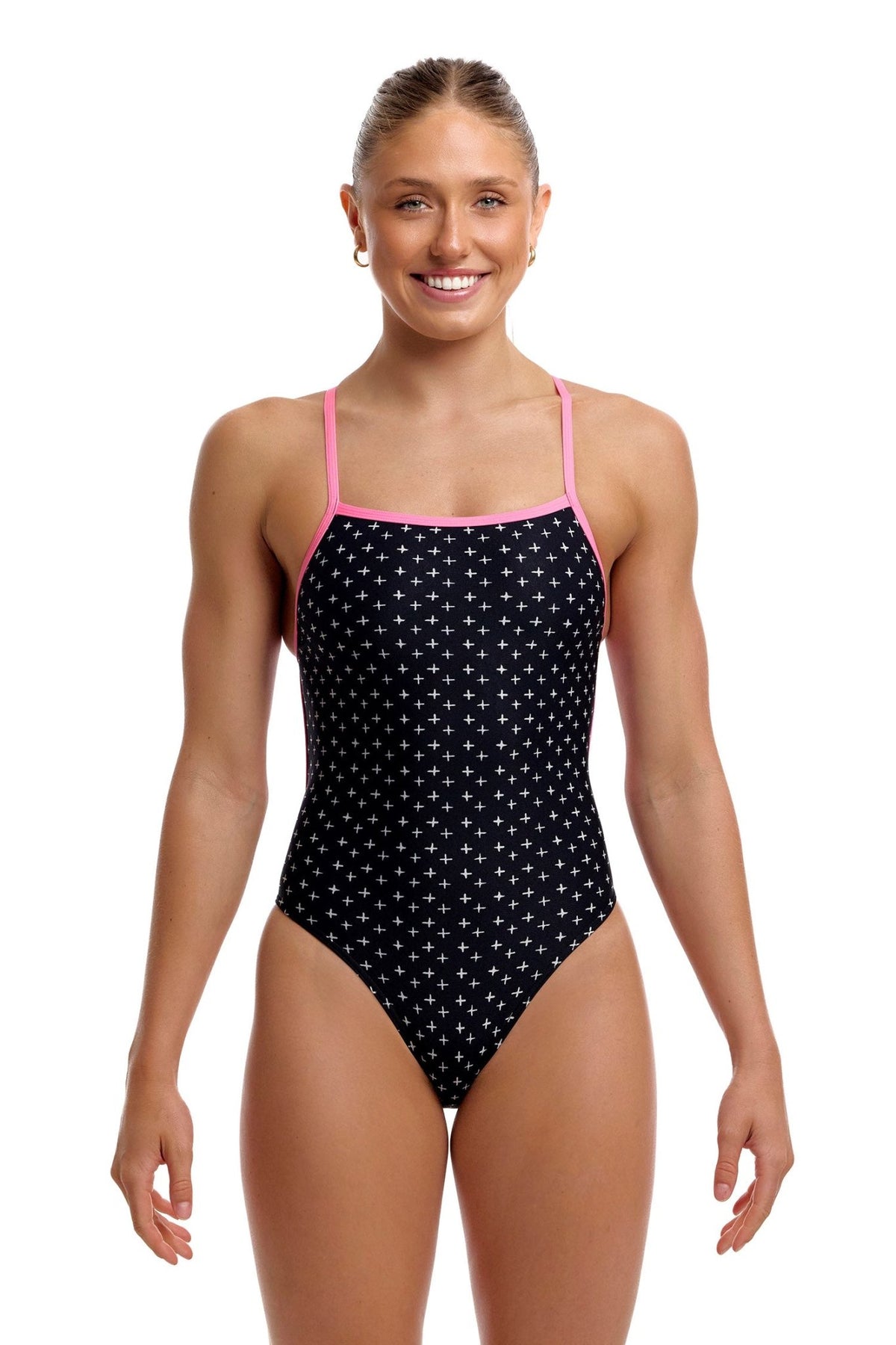 FUNKITA WOMENS BE POSITIVE SINGLE STRENGTH ONE PIECE - Black