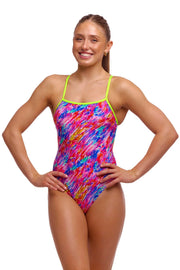 FUNKITA WOMENS BLOW IN SINGLE STRAP ONE PIECE - Multicolour