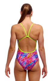 FUNKITA WOMENS BLOW IN SINGLE STRAP ONE PIECE - Multicolour