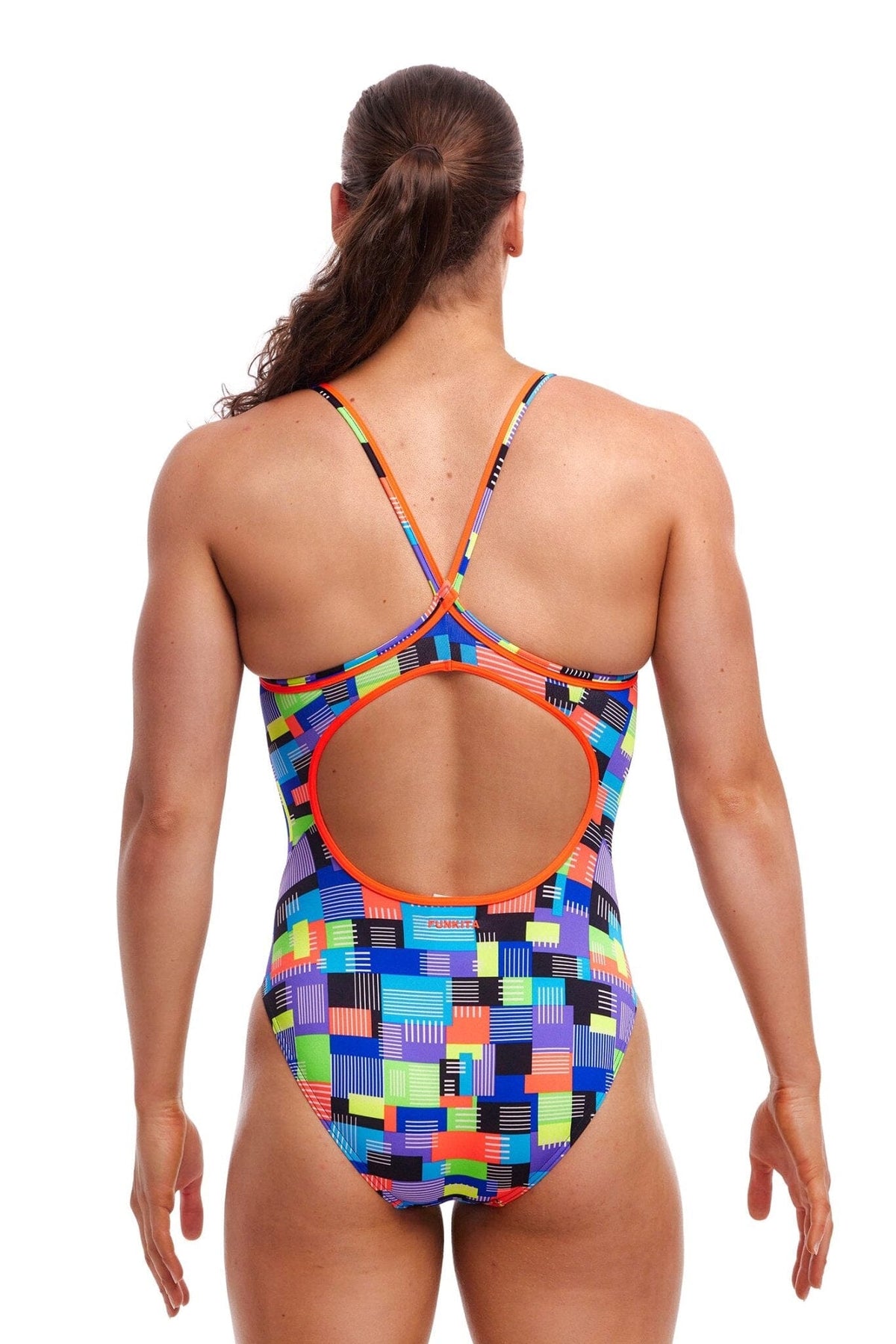 FUNKITA WOMENS CHIP SET DIAMOND BACK ONE PIECE