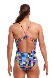 FUNKITA WOMENS CHIP SET DIAMOND BACK ONE PIECE