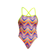 FUNKITA WOMENS DOWN UP TIE ME TIGHT ONE PIECE - Multicolour