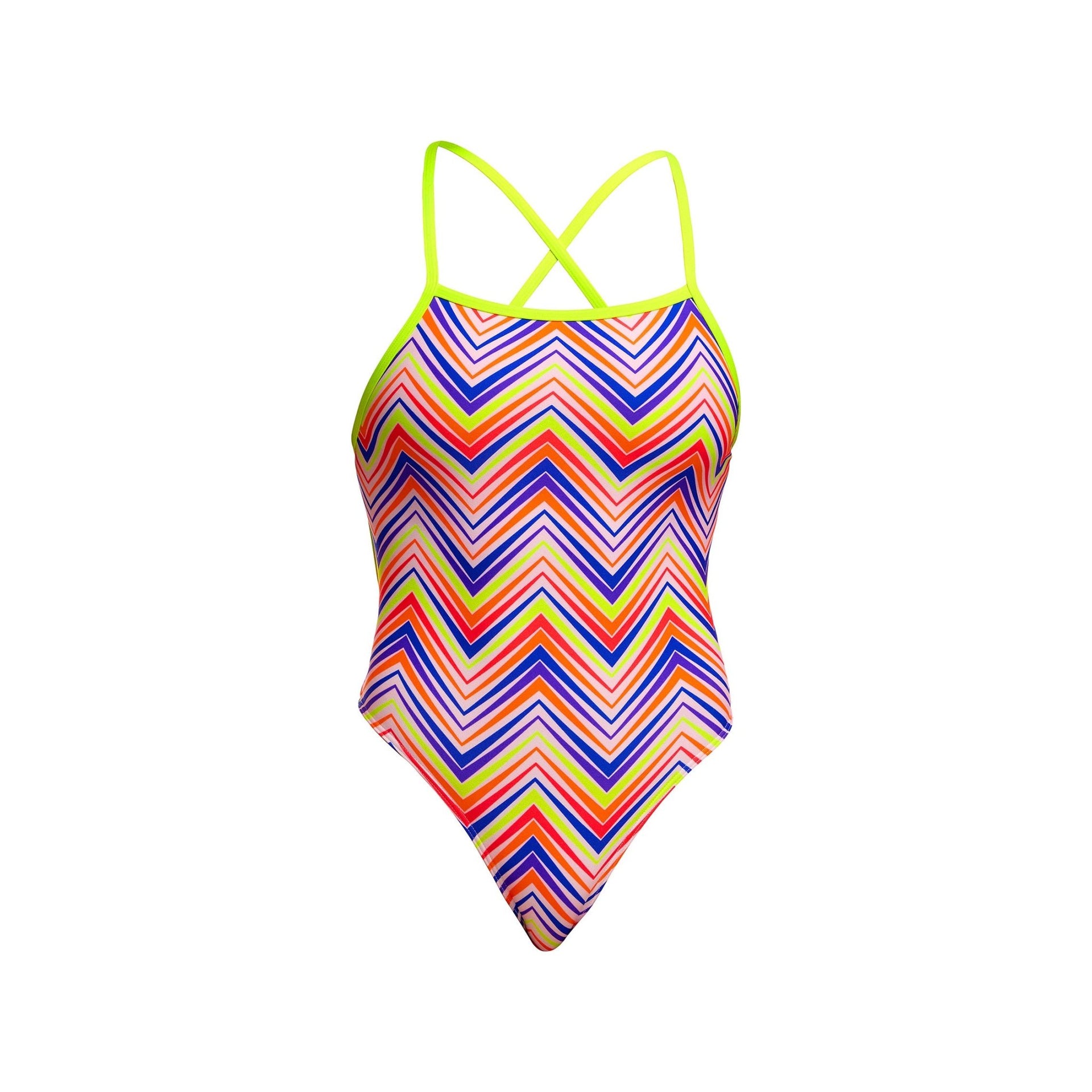FUNKITA WOMENS DOWN UP TIE ME TIGHT ONE PIECE - Multicolour