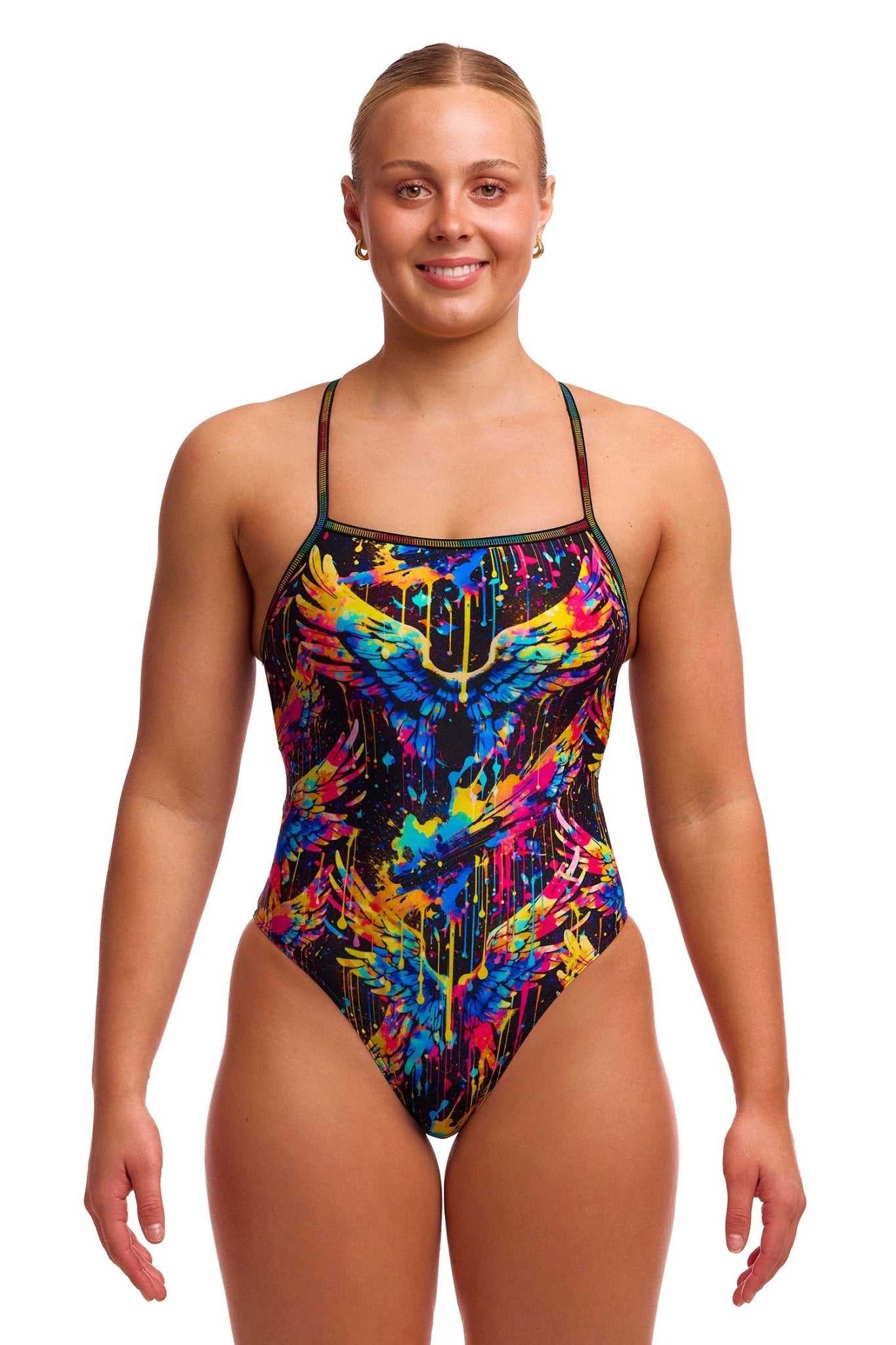 FUNKITA WOMENS KILLER CUPID STRAPPED IN ONE PIECE - Multicolour