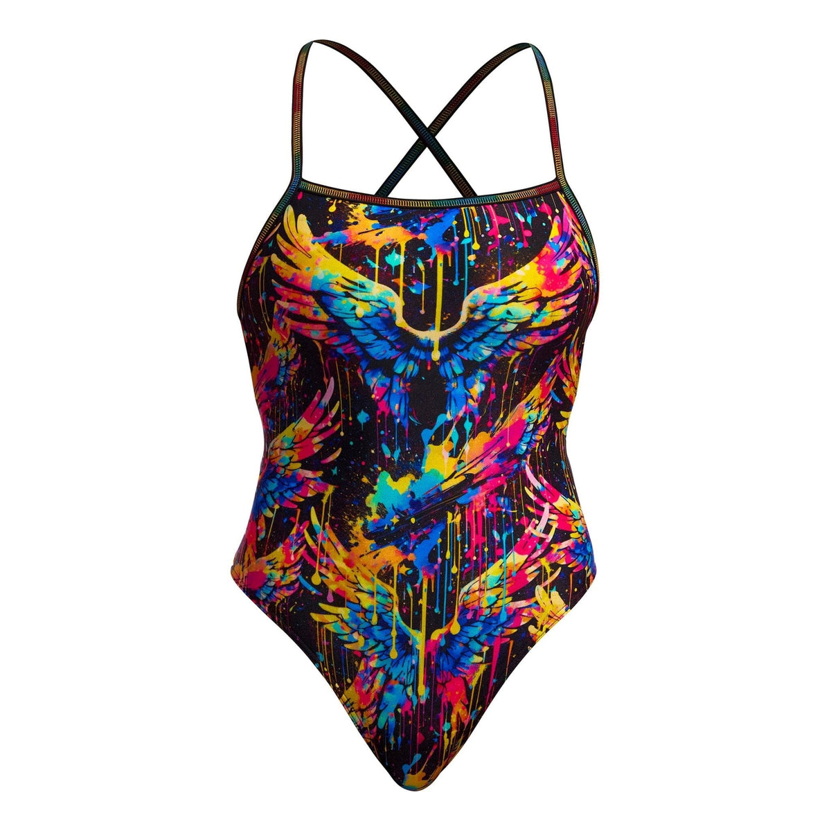 FUNKITA WOMENS KILLER CUPID STRAPPED IN ONE PIECE