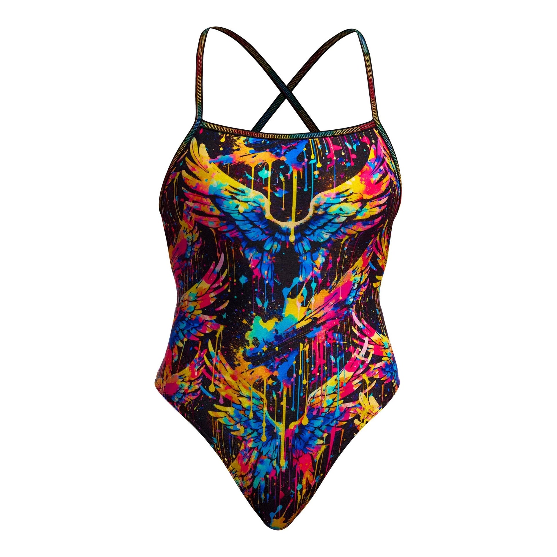 FUNKITA WOMENS KILLER CUPID STRAPPED IN ONE PIECE - Multicolour