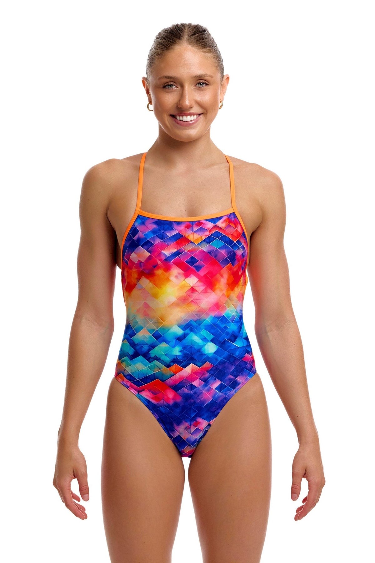 FUNKITA WOMENS LOST MOUNTAIN STRAPPED IN ONE PIECE - Multicolour