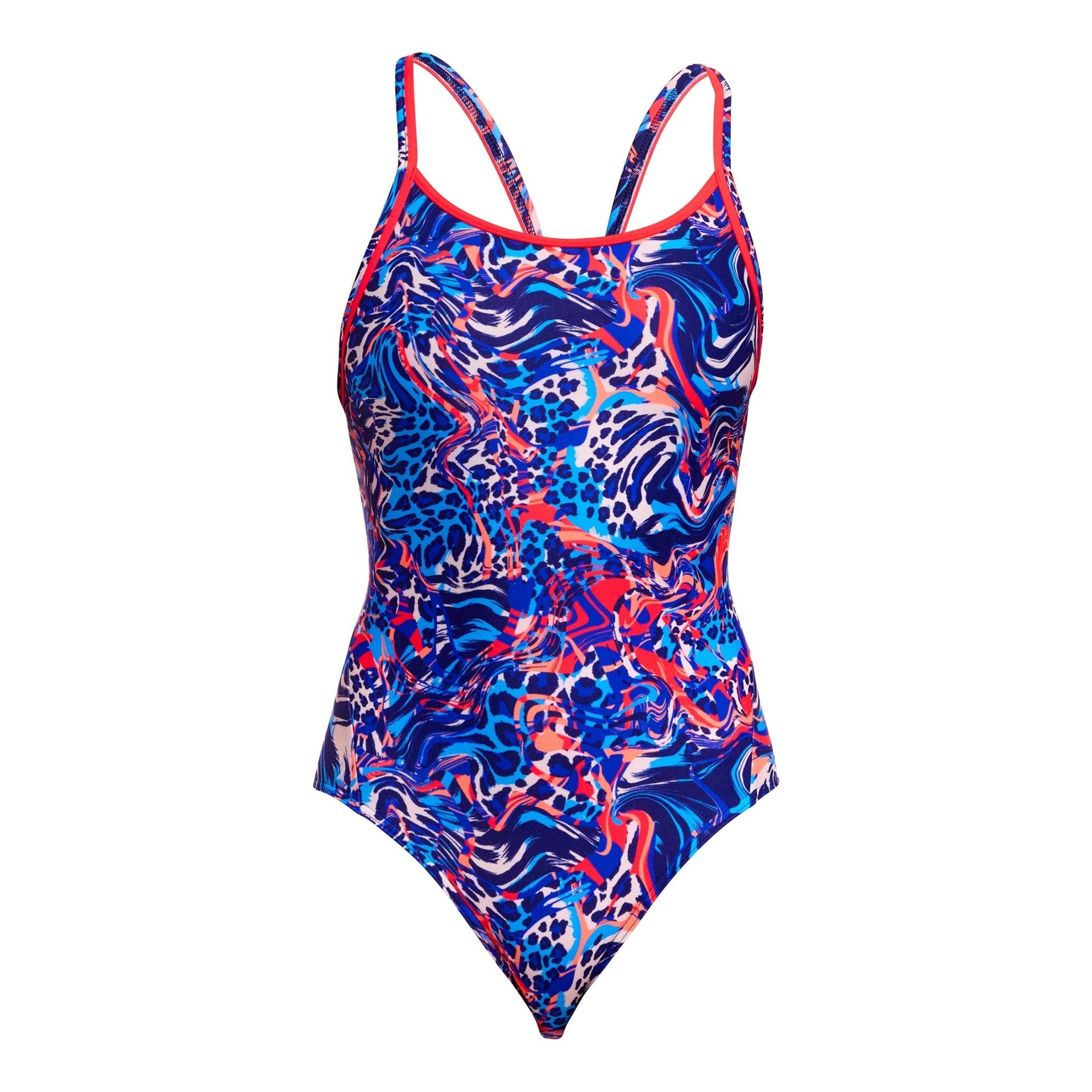 FUNKITA WOMENS MAD CAT SWIM SECURE ONE PIECE - Multicolour