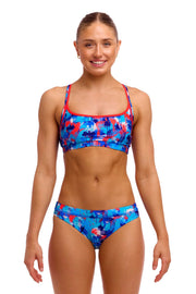FUNKITA WOMENS MESSY MESSY MESSY SPORTS TOP - Multicolour