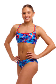 FUNKITA WOMENS MESSY MESSY MESSY SPORTS TOP - Multicolour