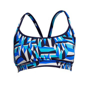 FUNKITA WOMENS POLAR CAPS SPORTS TOP - Blue