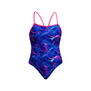 FUNKITA WOMENS RISING TIDE SWIM SECURE ONE PIECE - Purple