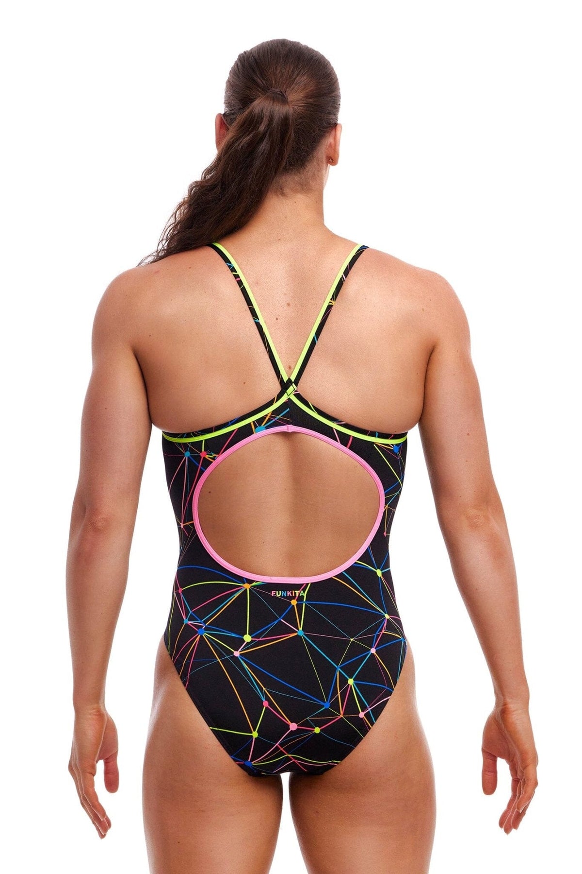 FUNKITA WOMENS STAR SIGN DIAMOND BACK ONE PIECE