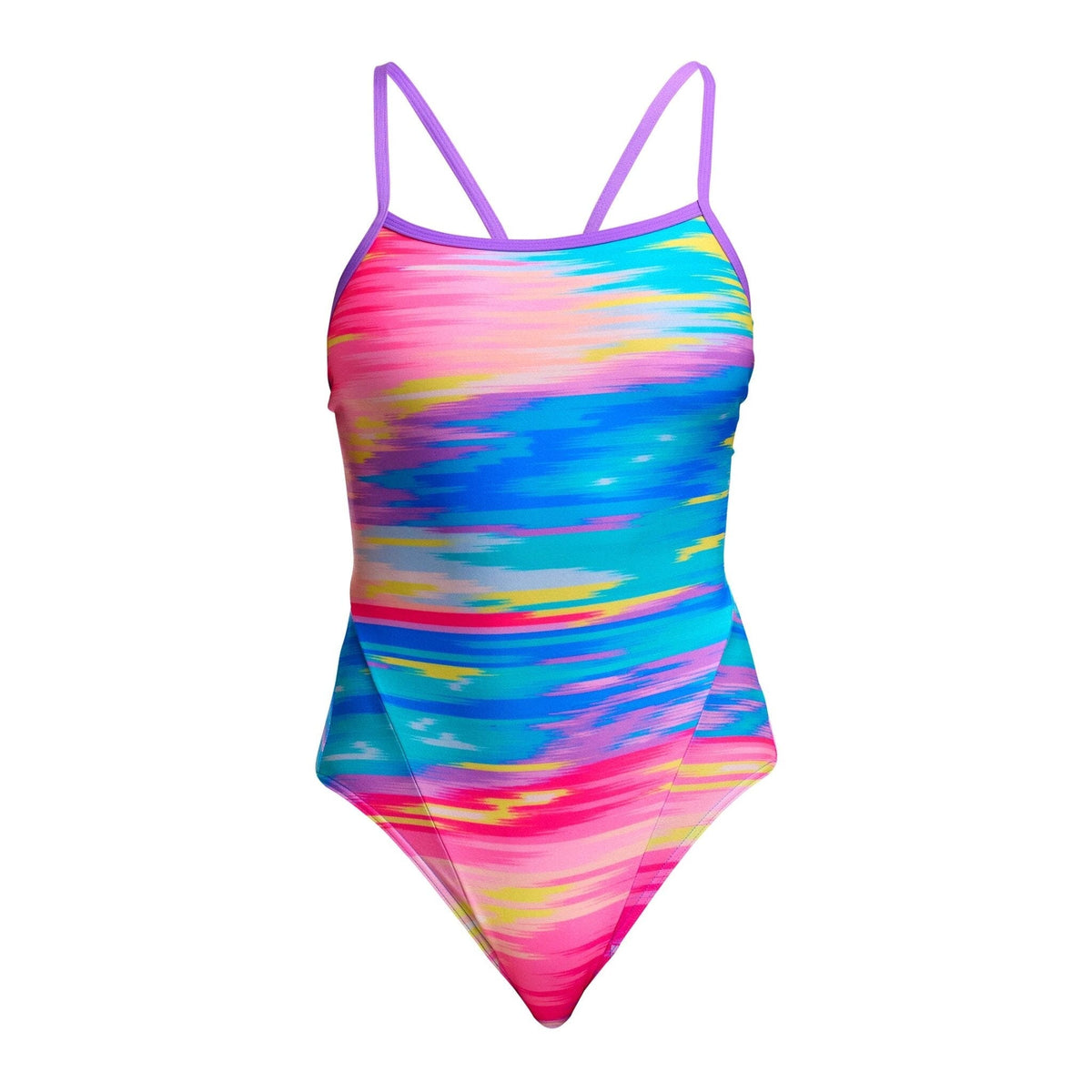 FUNKITA WOMENS TROPIC WASH SINGLE STRAP ONE PIECE