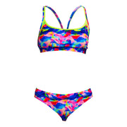 FUNKITA WOMENS WET WAVE SPORTS TOP - Multicolour