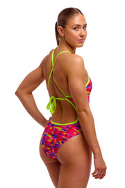 FUNKITA WOMENS WRIGGLE WALLS TIE ME TIGHT ONE PIECE - Multicolour
