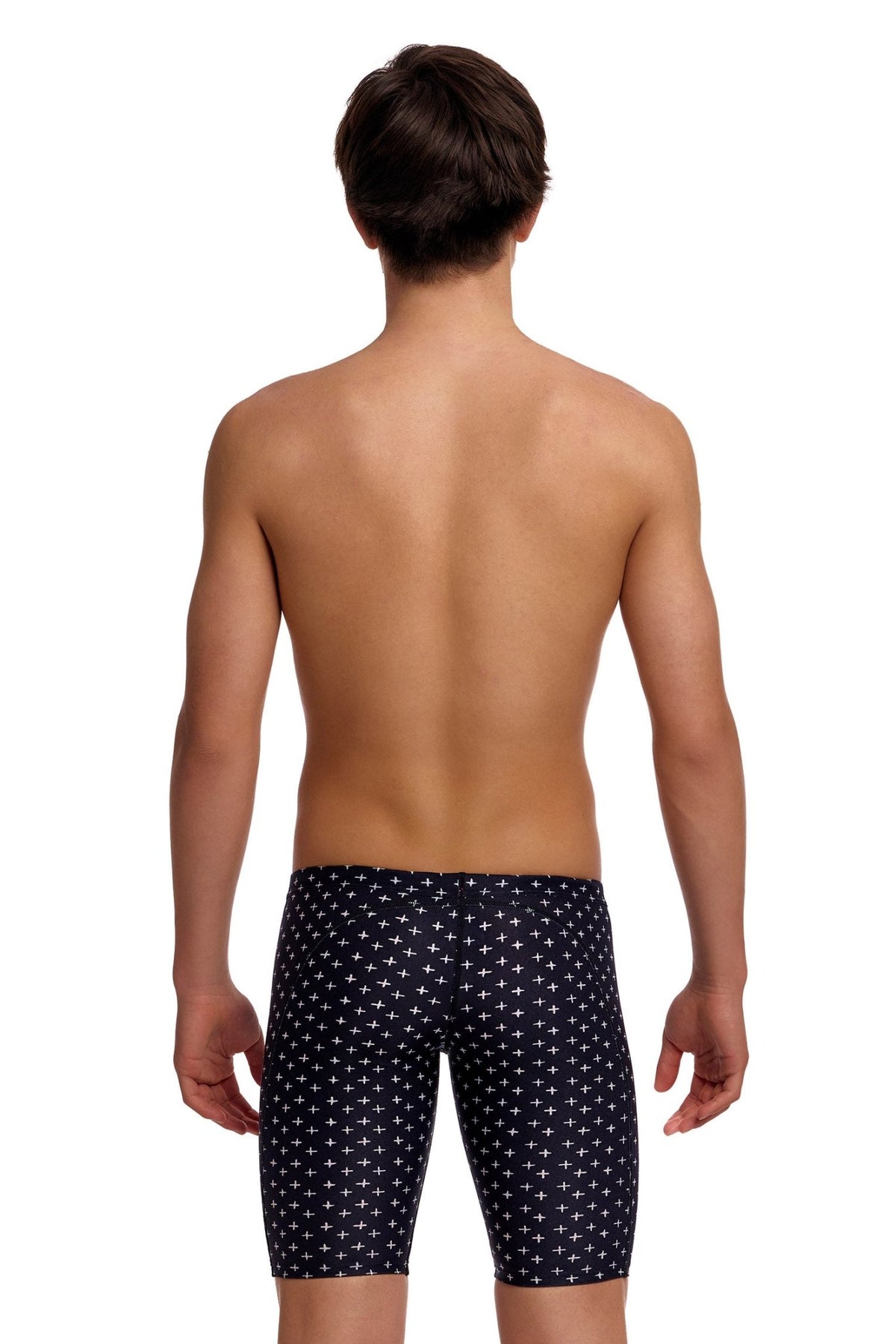 FUNKY TRUNKS BOYS BE POSITIVE TRAINING JAMMER - Black