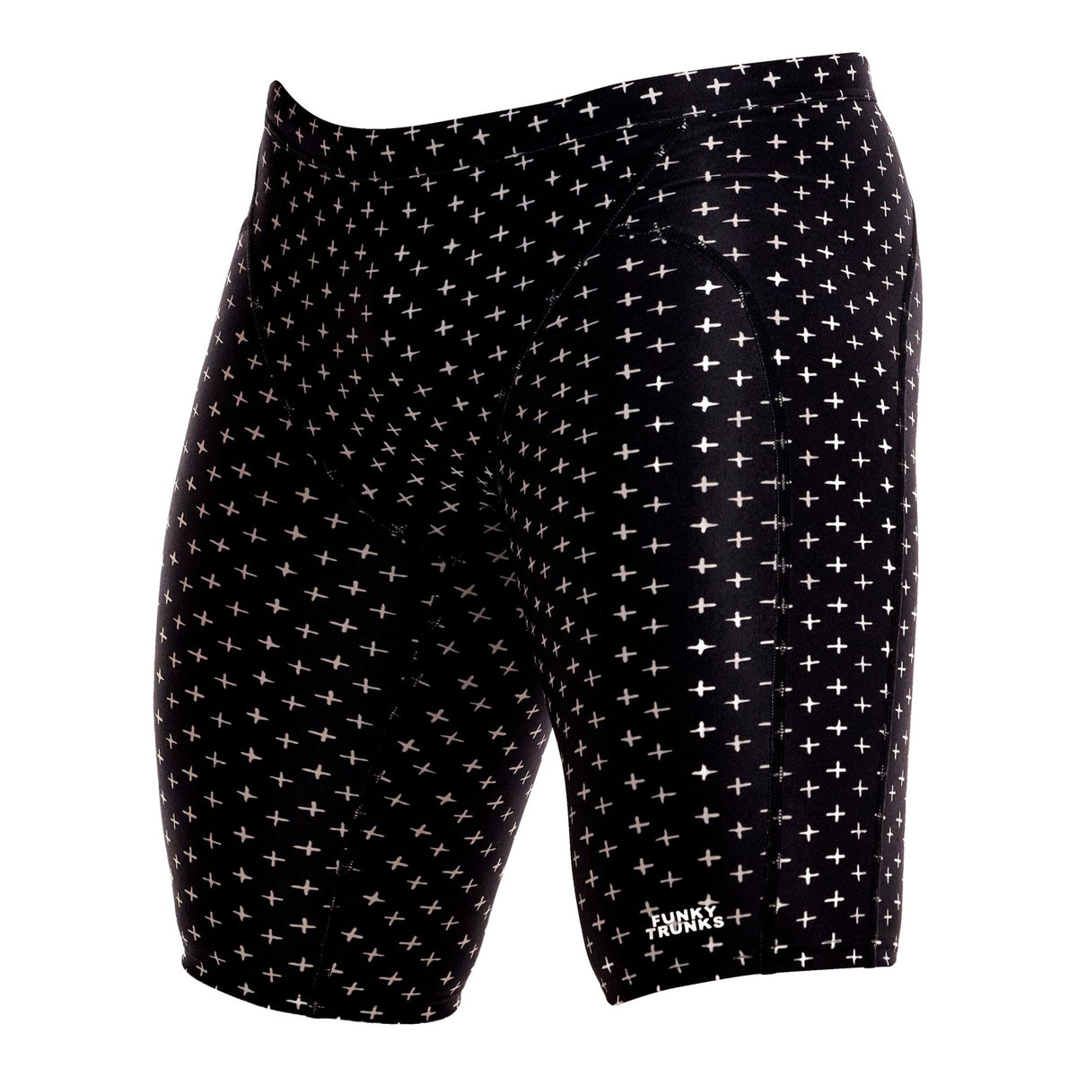 FUNKY TRUNKS BOYS BE POSITIVE TRAINING JAMMER - Black