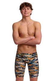 FUNKY TRUNKS BOYS BILKO BABY TRAINING JAMMER - Brown