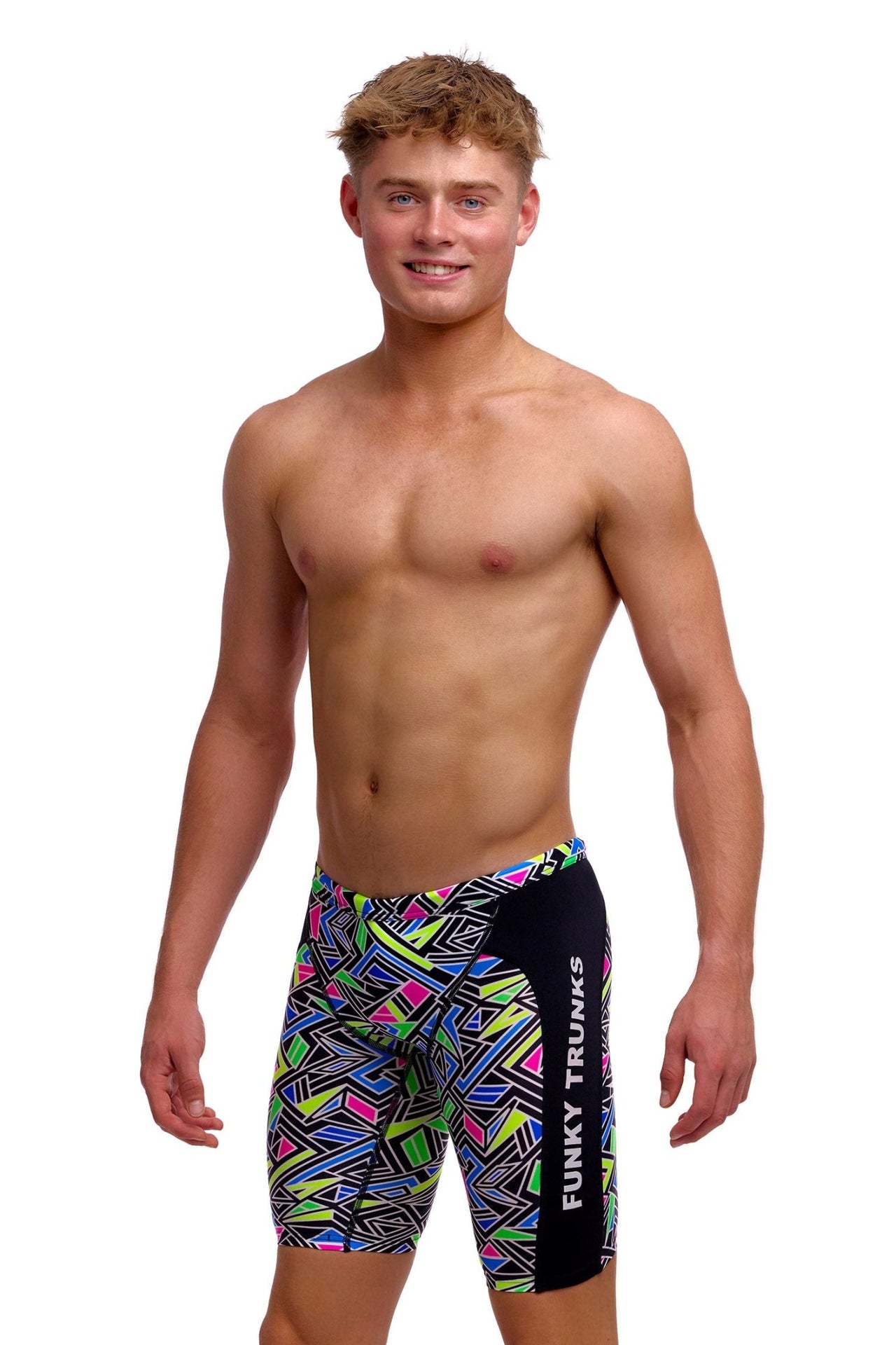 FUNKY TRUNKS BOYS BITS OF PEACE TRAINING JAMMER - Multicolour
