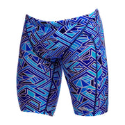 FUNKY TRUNKS BOYS BLUE BITS TRAINING JAMMER