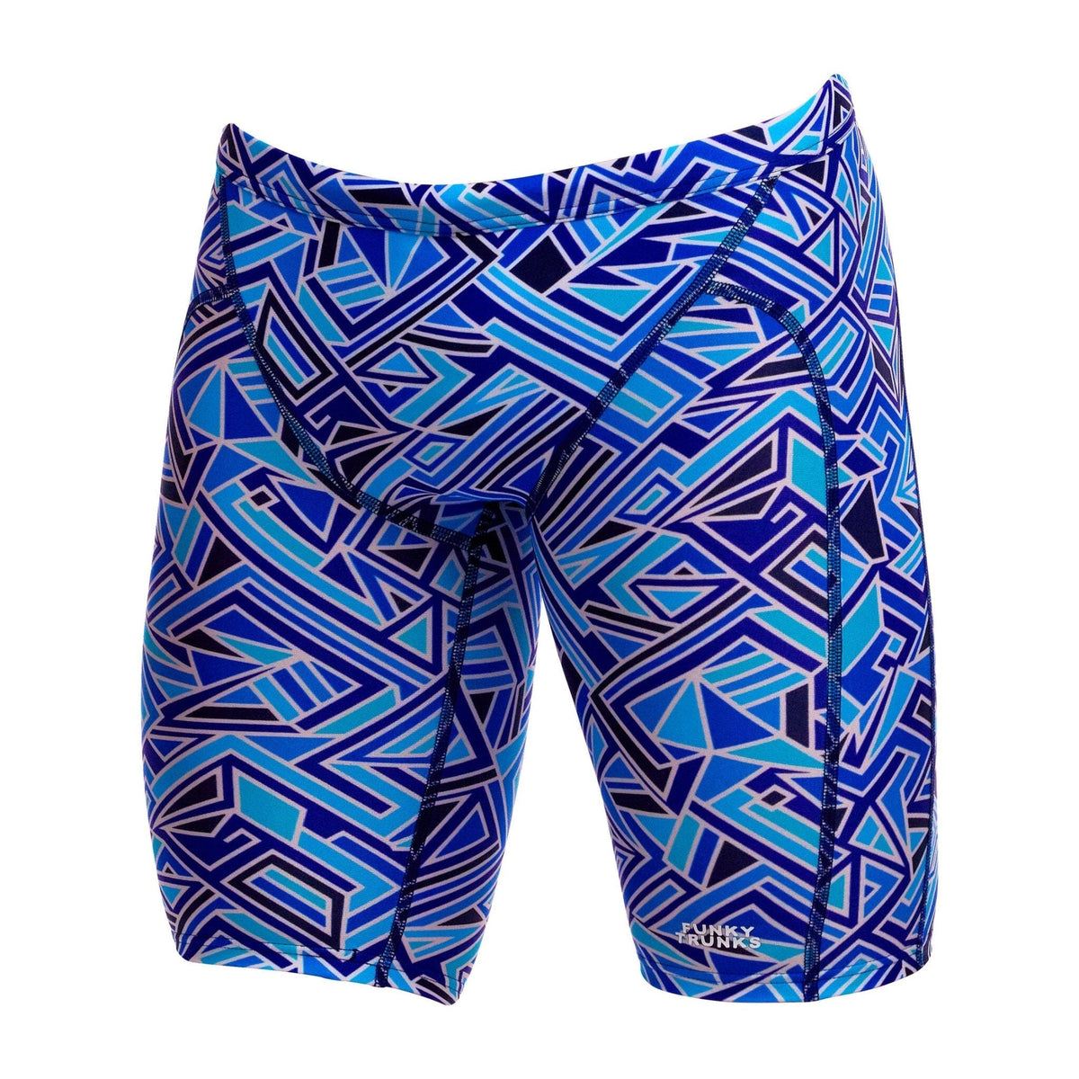 FUNKY TRUNKS BOYS BLUE BITS TRAINING JAMMER