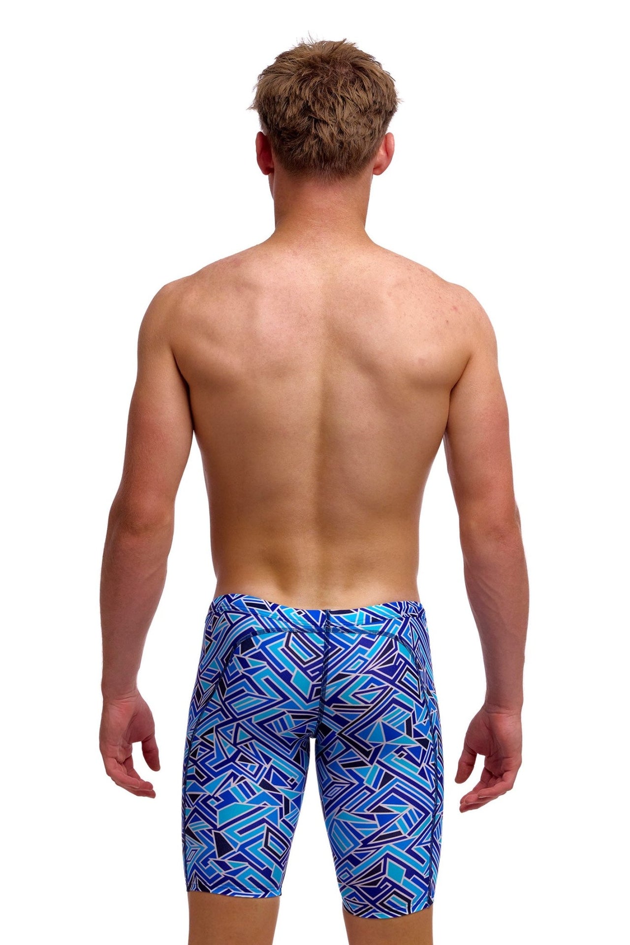 FUNKY TRUNKS BOYS BLUE BITS TRAINING JAMMER - Blue