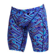 FUNKY TRUNKS BOYS BLUE BITS TRAINING JAMMER - Blue