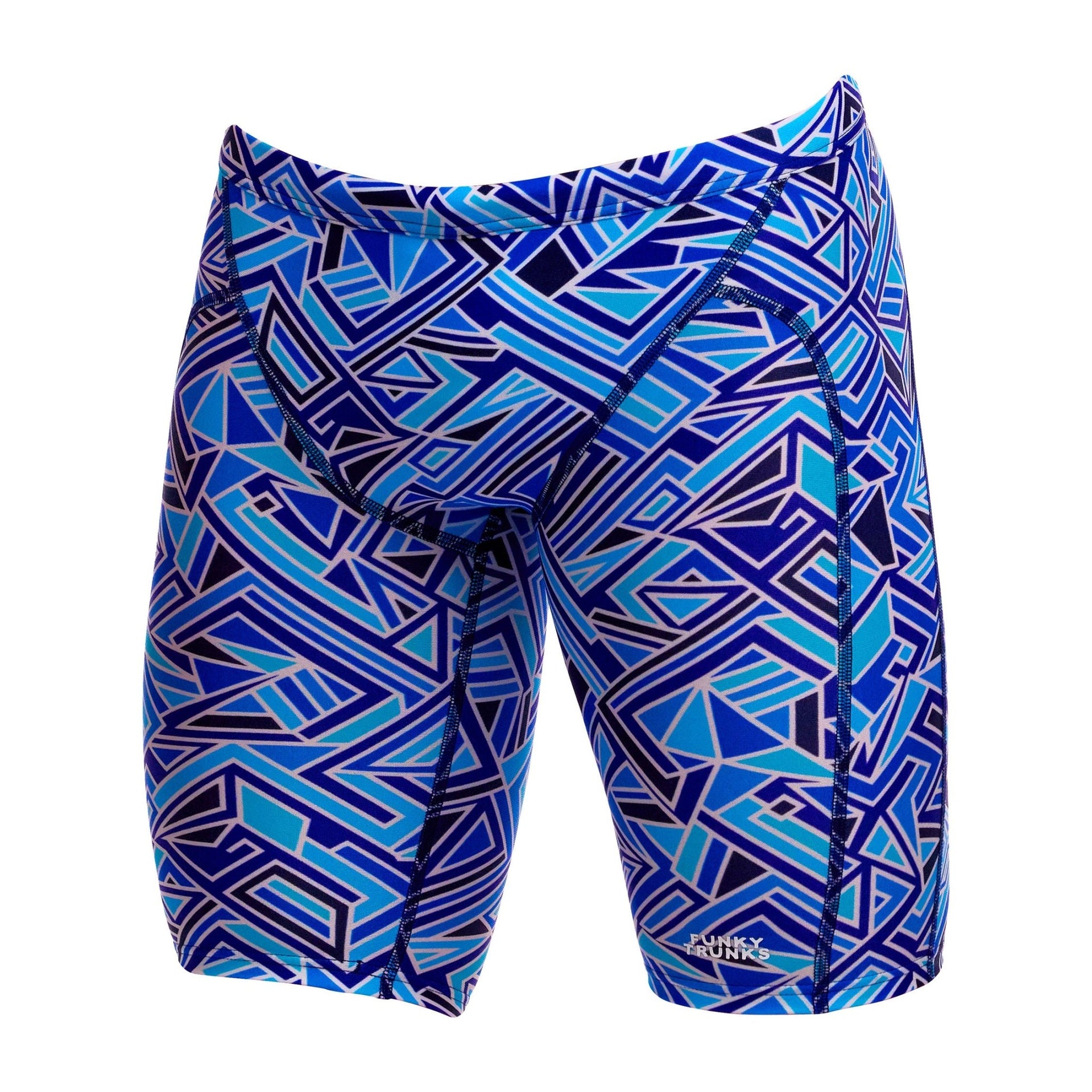FUNKY TRUNKS BOYS BLUE BITS TRAINING JAMMER - Blue