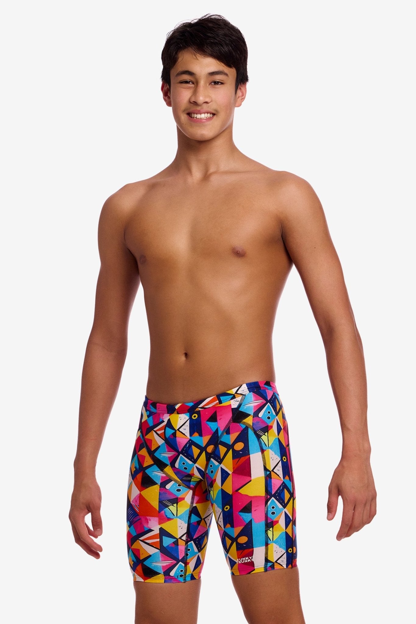 FUNKY TRUNKS BOYS BROKEN BLOX TRAINING JAMMER - Multicolour