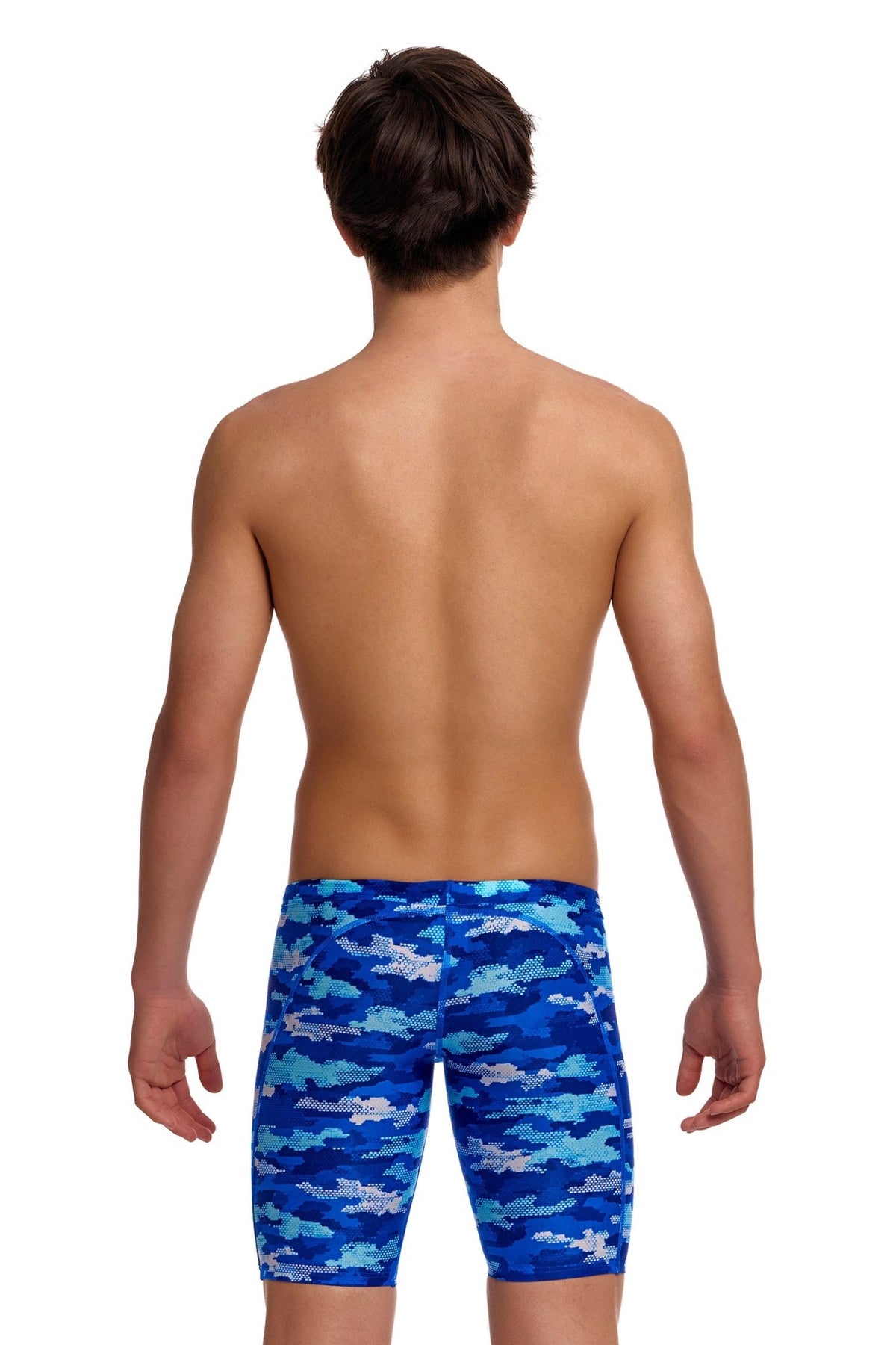 FUNKY TRUNKS BOYS CLEAN MARINE TRAINING JAMMER - Blue