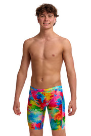FUNKY TRUNKS BOYS FALLING COLOURS TRAINING JAMMER - Multicolour