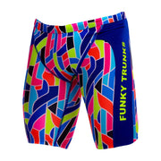 FUNKY TRUNKS BOYS FAULT LINES TRAINING JAMMER