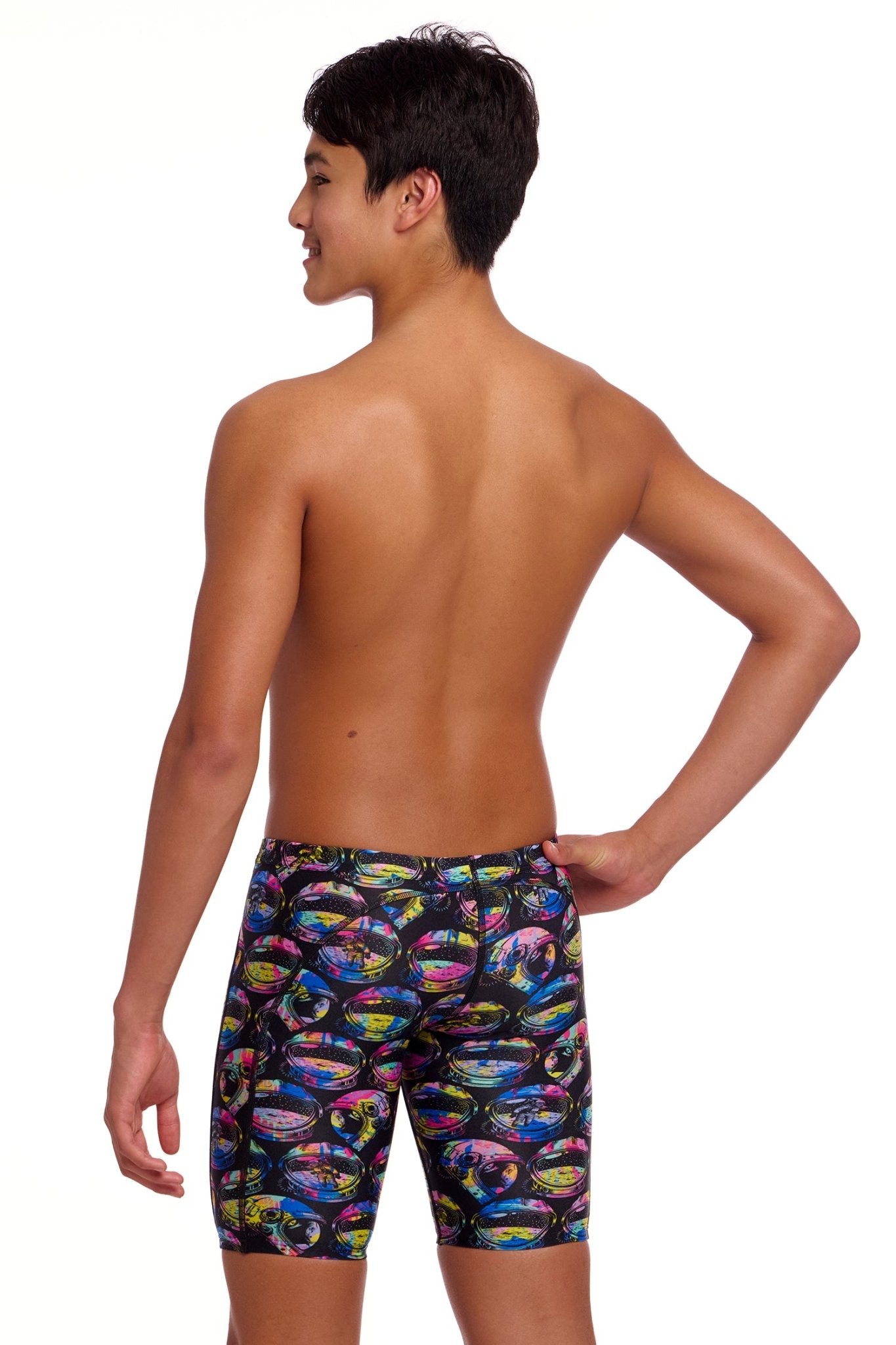 FUNKY TRUNKS BOYS HAM BAM MAAM TRAINING JAMMER - Blue