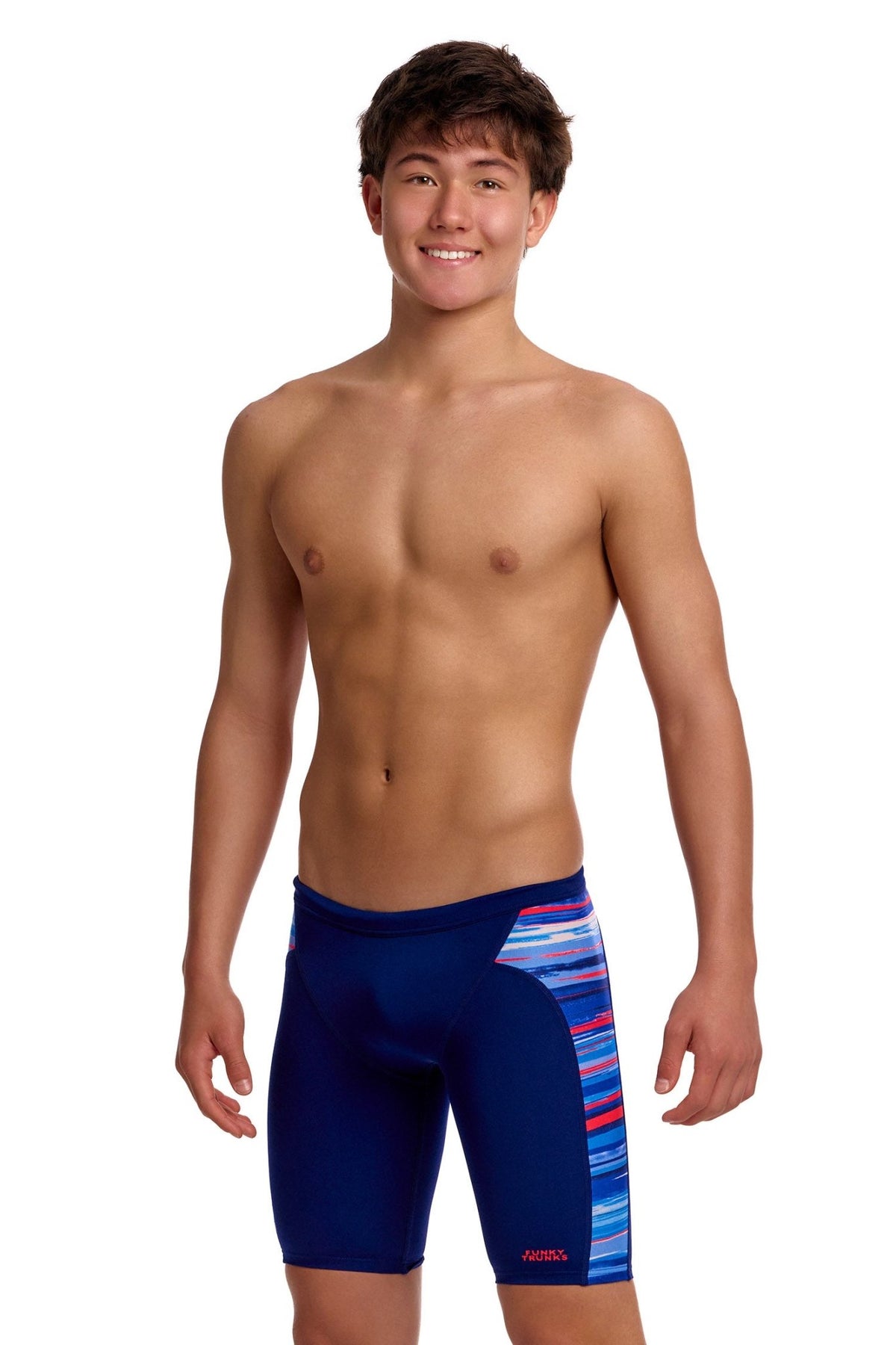 FUNKY TRUNKS BOYS LOST LINES TRAINING JAMMER - Blue