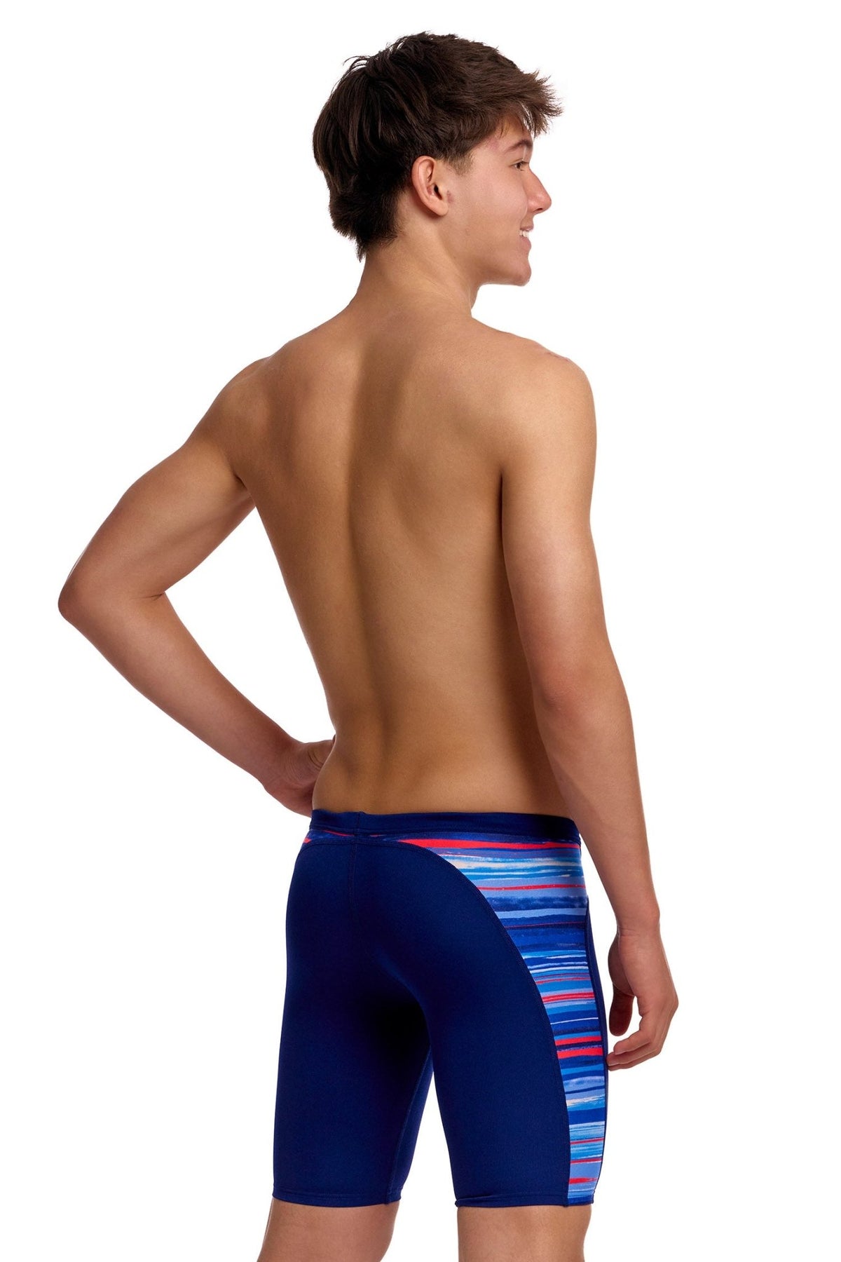 FUNKY TRUNKS BOYS LOST LINES TRAINING JAMMER - Blue