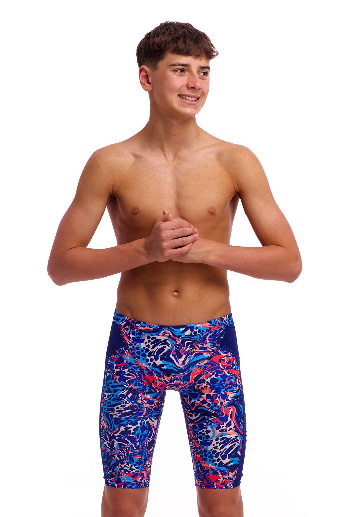 FUNKY TRUNKS BOYS MAD CAT TRAINING JAMMER - Multicolour