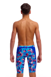 FUNKY TRUNKS BOYS MESSY MESSY MESSY TRAINING JAMMER - Blue