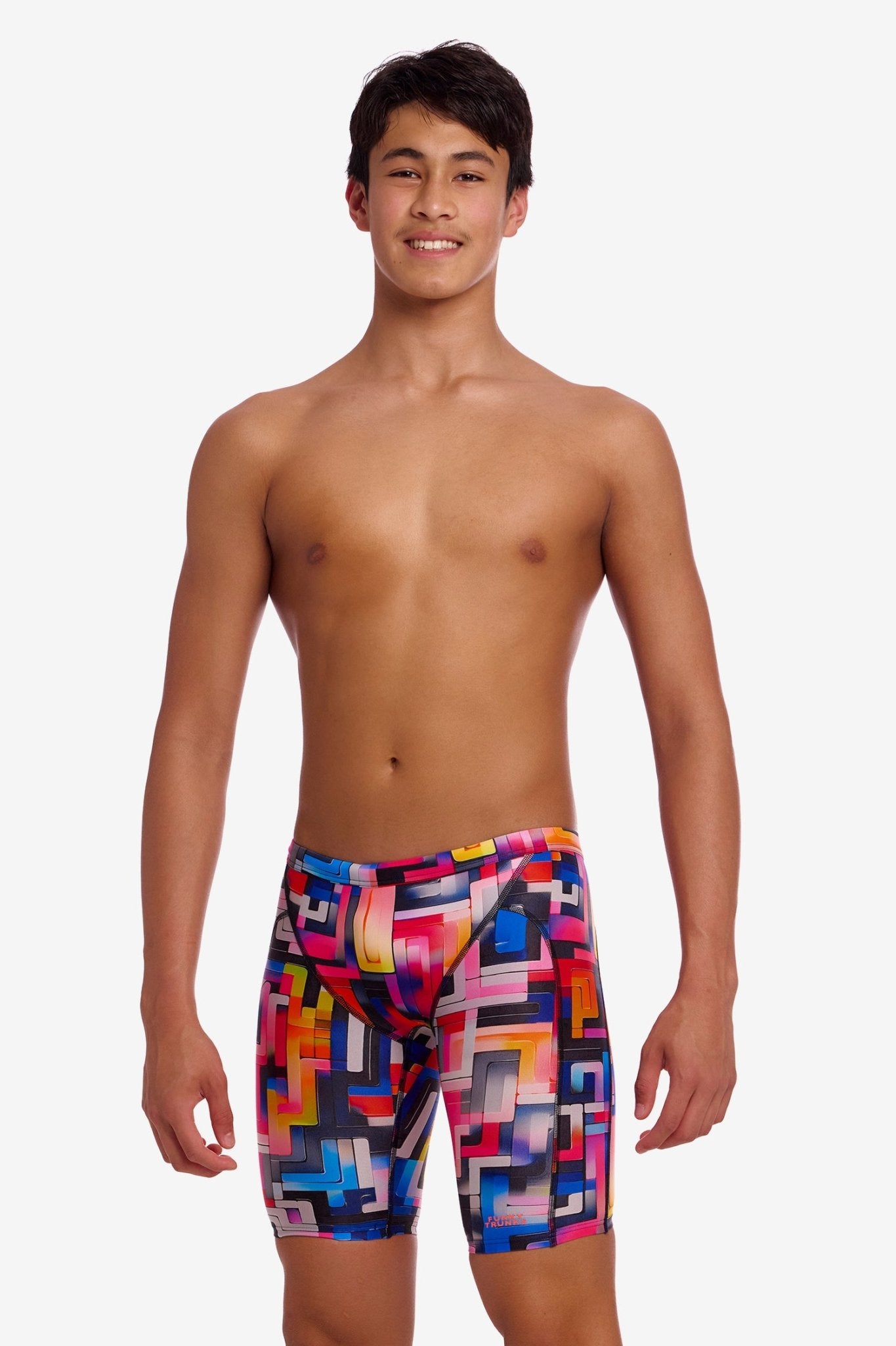 FUNKY TRUNKS BOYS PUTTY RULES TRAINING JAMMER - Multicolour