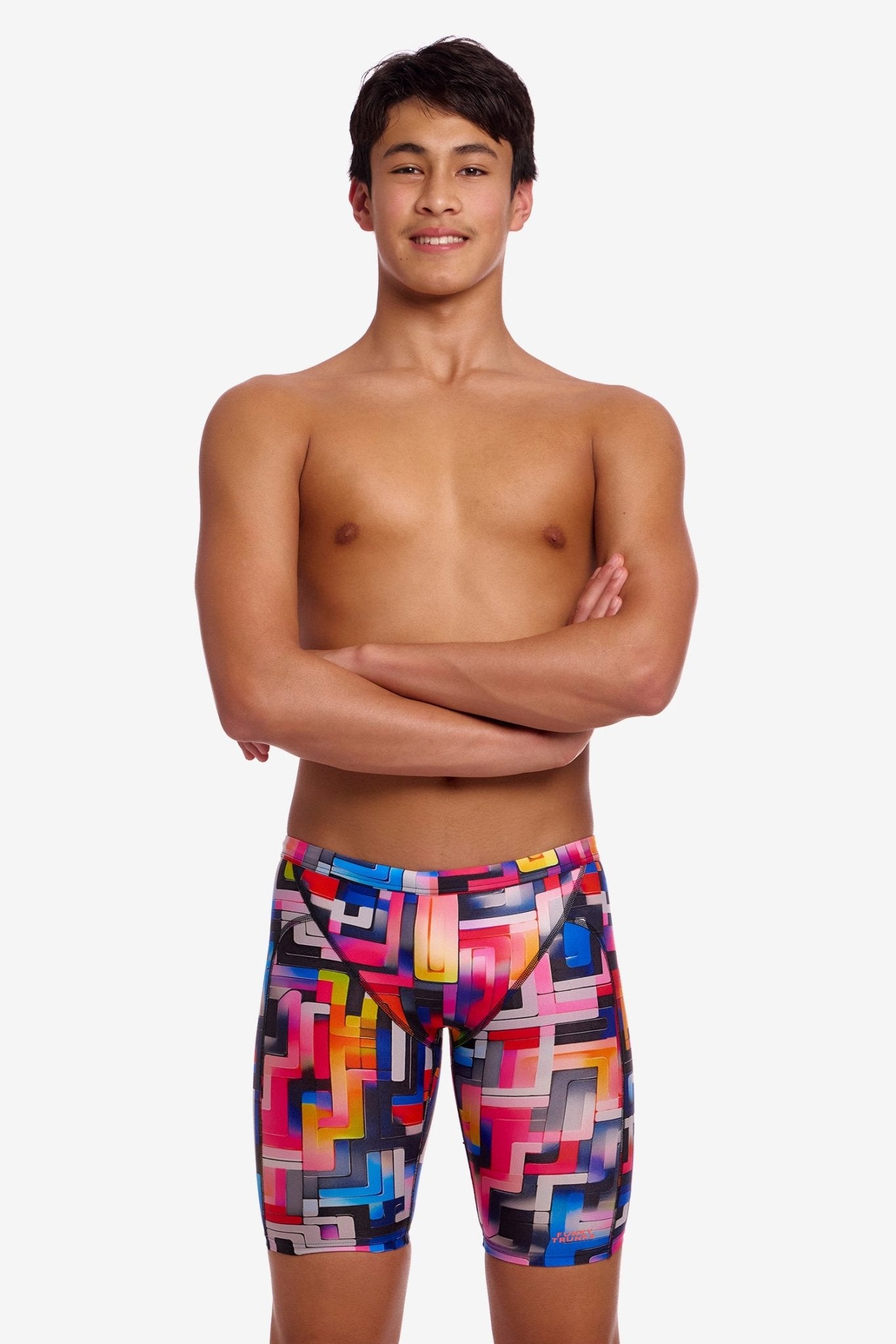 FUNKY TRUNKS BOYS PUTTY RULES TRAINING JAMMER - Multicolour