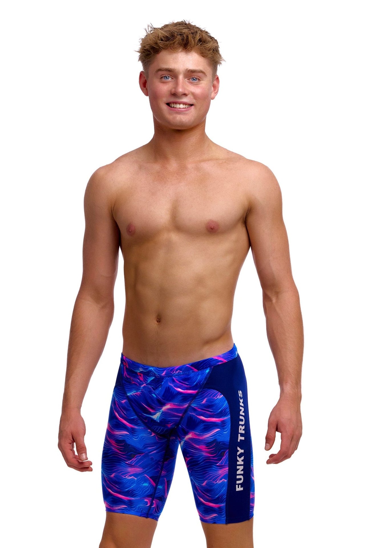 FUNKY TRUNKS BOYS RISING TIDE TRAINING JAMMER - Purple