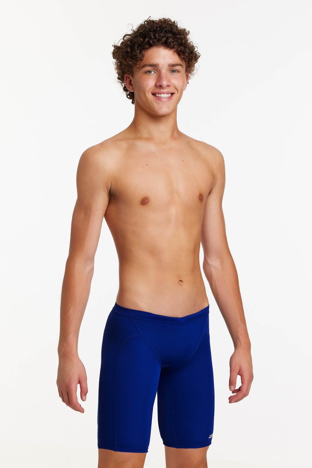 FUNKY TRUNKS BOYS STILL OCEAN TRAINING JAMMER - Navy