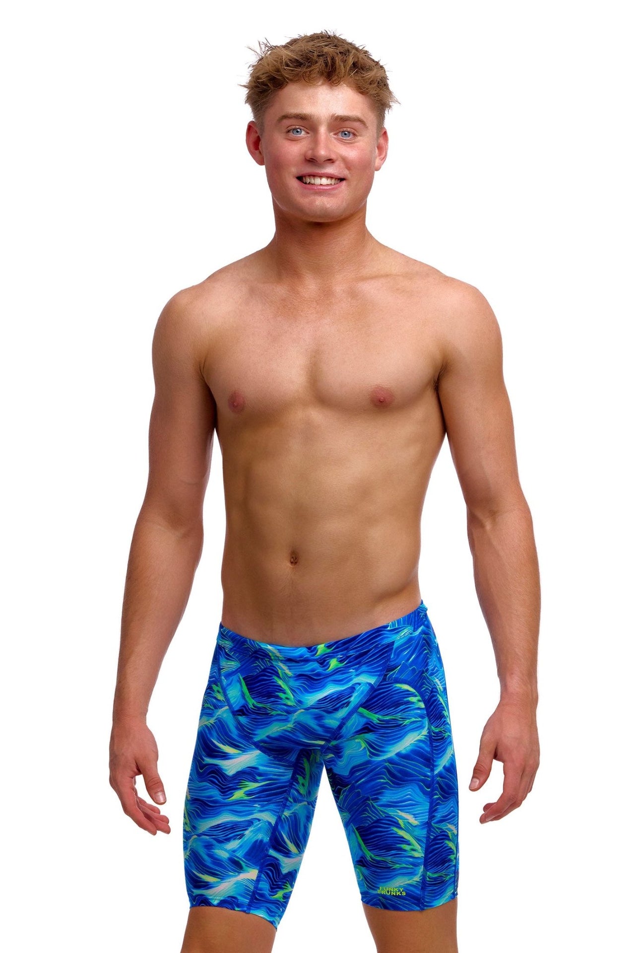 FUNKY TRUNKS BOYS STORM CHASER TRAINING JAMMER - Blue